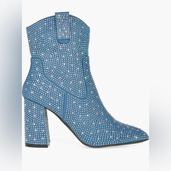 TOP GUY SHOES Alias Rhinestone Western Boot - Picture 9 of 16